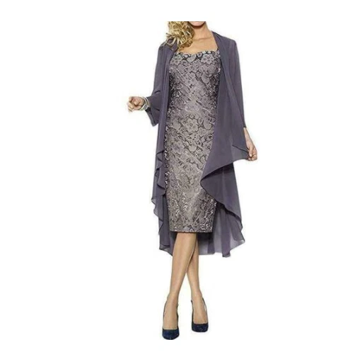 Wedding Mother Of The Bride Lace Dress Evening Formal Party Gown With Jacket Wedding Mother Of The Bride Lace Dress Evening Formal Party Gown With Jacket