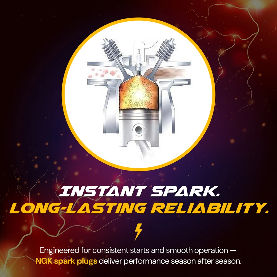 NGK 3066 CMR7H Nickel Spark Plug Copper Core Spark for Outdoor Power Tools - Image 4 of 4