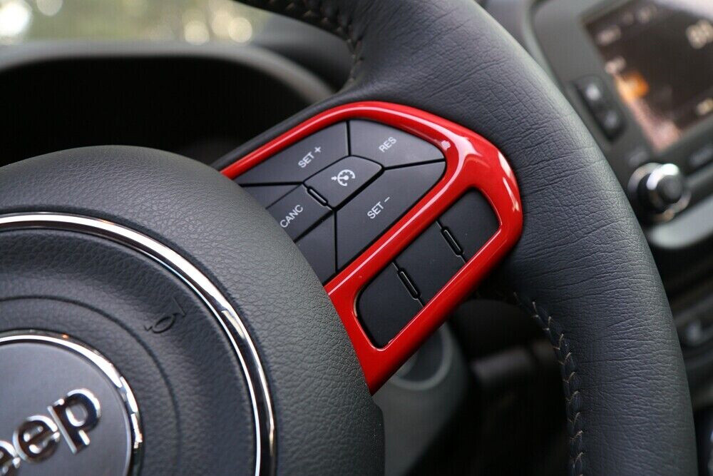 Parachoques delantero gancho de remolque cubierta tapaoculares para Jeep Renegade 2015-20