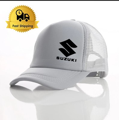 Suzuki Trucker Hat Cap Snap Back Cap Biker Mesh Hat Fashion Hat Cap Motocross Ebay