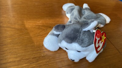 New Vintage 1996 Beanie Babie Nanook The Dog (BB1)