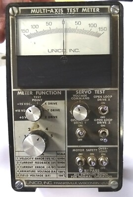 Unico Inc Model 307-630 Multi Axis Servo Test Meter +5 -15 +15 Volts DC VDC