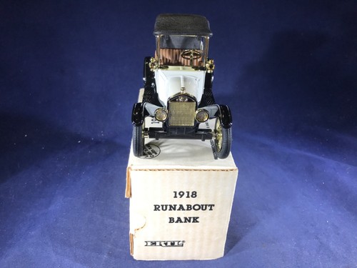 D3-97 ERTL 1:25 SCALE DIE CAST BANK - FORD 1918 RUNNABOUT - THUNDER HILLS GOLF - Picture 2 of 6