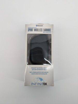 INFINITEK SPORTS WIRELESS EARBUDS W/ CHARGING CASE