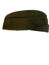 AGSU GARRISON CAP FOR ARMY UNIFORM HERITAGE GREEN, SIZE: 7 1/8