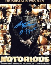Jamal Woolard signed 8x10 Photo Notorious BIG JSA Authentication