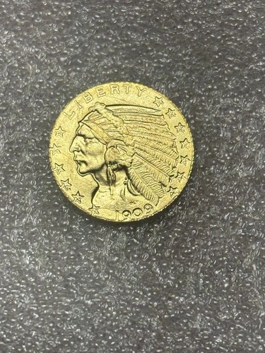 1909 Indian Head Quarter Eagle coin