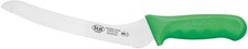 Winco KWP-92G, 9" Stäl High Carbon Steel Bread Knife with Green Polypropylene...
