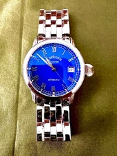 Krieger Gigantium Winding Watch with Blue Dial #PGESVD