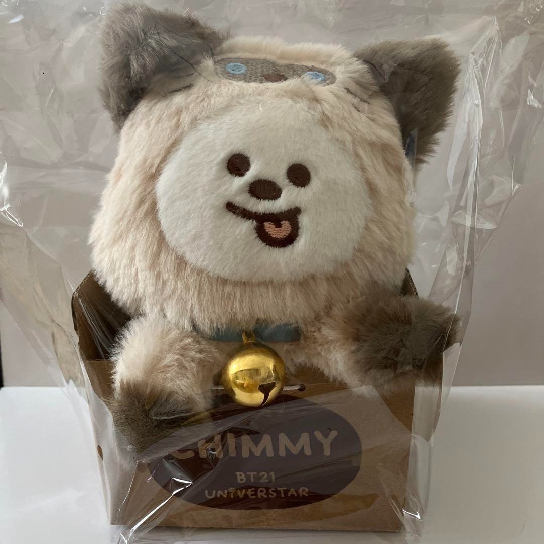 Muñeca de peluche serie BTS BT21 CAT DAY CHIMMY JIMIN Line Friends 2025 NUEVO Japón