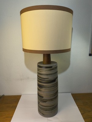 1960s Martz Marshall Studios Large Ceramic Table Lamp Working Mid Century Modern