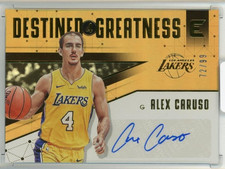 2017-18 ESSENTIALS ALEX CARUSO AUTOGRAPH【72/99】