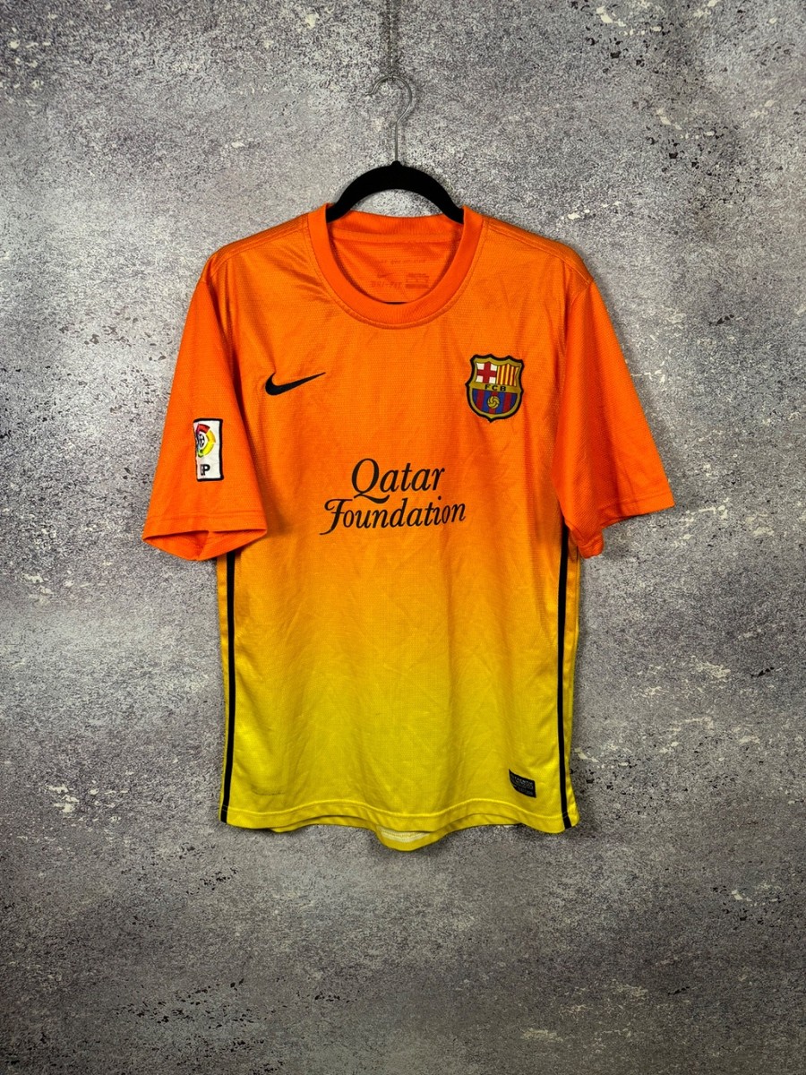 FC Barcelona 2012/14 Away Fan Soccer Jersey XL Size | eBay