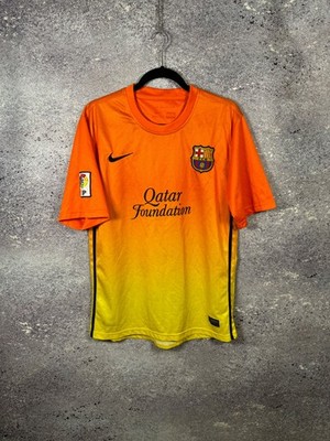 FC Barcelona 2012/14 Away Fan Soccer Jersey XL Size | eBay
