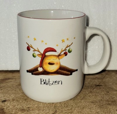 Rainbow Mountain ''Blitzen'' Christmas Mug