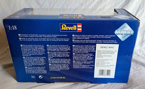 NSU TTS (Prinz) 1:18 Revell 08462-9092 limited ed. come nuovo/ as new - Foto 11 di 23