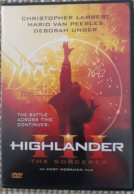 Highlander III The Sorcerer DVD 1995 good condition, Christopher Lambert