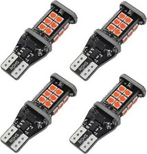 Car T15 LED Backup Reverse Light, High PowerBright 912 921 W16 Size: Red-4PCS