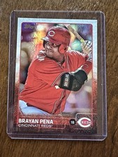 2015 Topps Baseball #520 Brayan Pena Rainbow Foil Parallel NM-Mint