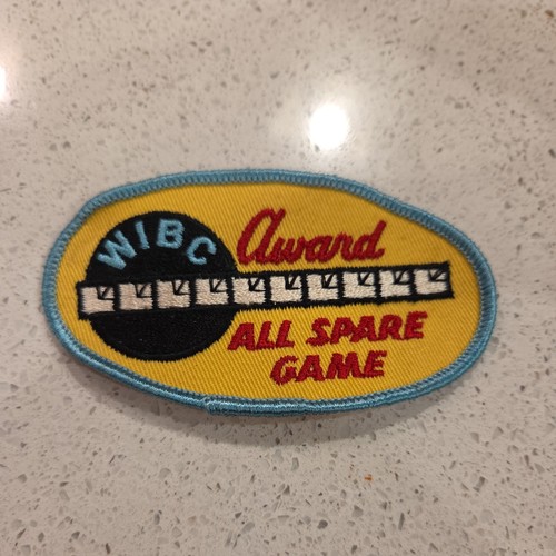 Vintage WIBC All Spare Game Award Patch Women's International Bowling Congress - Bild 1 von 2