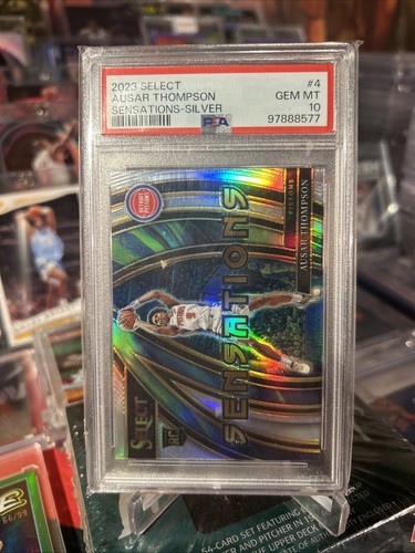 2023-24 Panini Select - Sensations Ausar Thompson #4 Silver Prizm (RC)