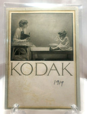 1919 Kodak Product Advertisement Catalog
