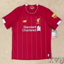 NEW BALANCE Liverpool 2019/20 Home Football Shirt Soccer Jersey MT930000 RED M