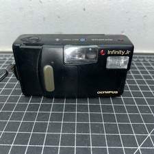 Olympus INFINITY JR Compact Automatic 35mm Point  Shoot Film Camera tested