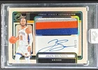 Jalen Brunson Patch Autograph Game Used 4 Color On Card Auto Sealed FOTL