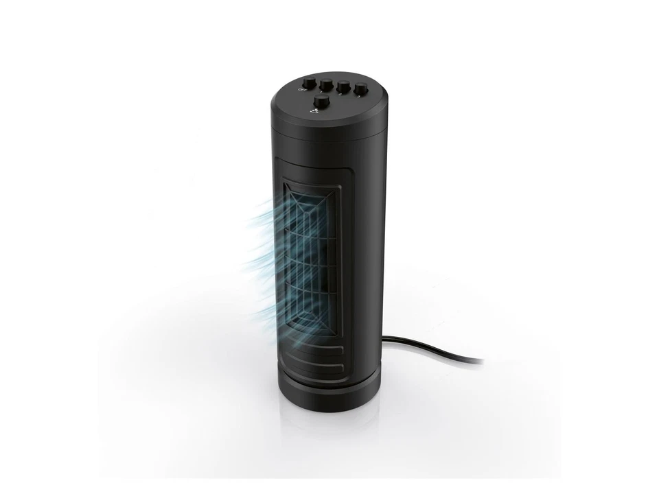 SILVERCREST® Tower Ventilator Mini »STVM 30 C1« (Schwarz) - B-Ware gut - Bild 2 von 4