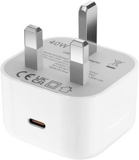 iphone 17 pro Charger,New 40W Dynamic Power Adapter with 60W Max,USB C Fast Cha