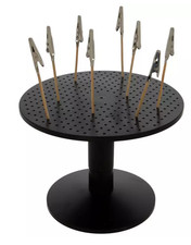 Black Rotating Model Spray Stand New