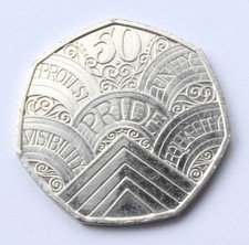 2022 Fifty Pence Celebrating 50 Years Of Pride Unity Commemorative 50p Coin