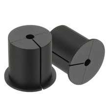 2 Pcs 1-3/8" Wall Grommet Cable Routing Kit for 0.26" 6.5mm Hole Black