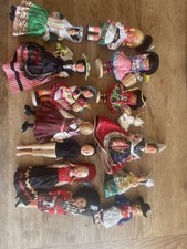 Vintage Bundle Of Dolls From Around The World some RARER collectables x 13