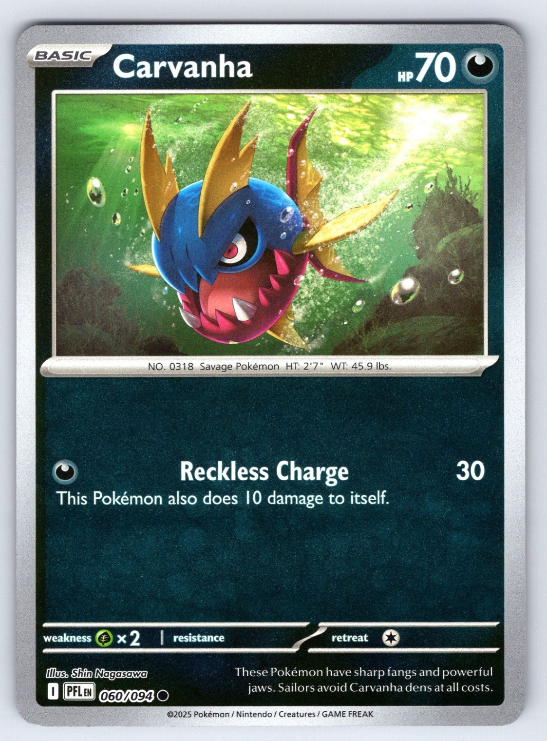 Carvanha Common ME02: Phantasmal Flames 060/094 NM