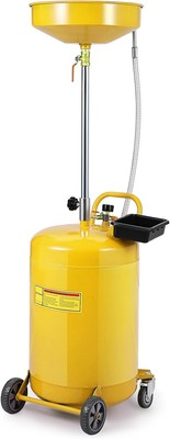 #ad 20Gallon Pneumatic Waste Oil Drain Tank Portable Air Operated Fluid Drain Dispos $109.24