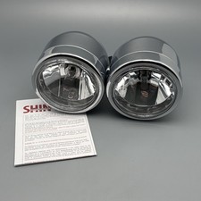 SHIN-YO DOPPELSCHEINWERFER CHROM ABBLEND ,- FERNLICHT E-GEPRÜFT RUND