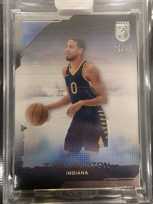 2023-24 Topps Three - Tyrese Haliburton #18 /49 Indiana Pacers All Star