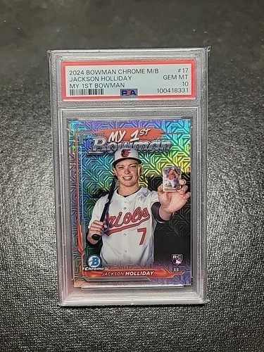 2024 Bowman Chrome - My 1st Bowman Jackson Holliday #M1B-17 (RC) PSA 10