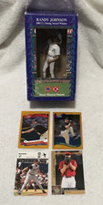 LOT Randy Johnson Arizona Diamondback 2001 Cy Young  Figure & Donruss 24/60 + 3