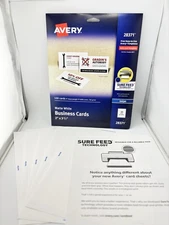 Avery 28371 White Ink Jet Printer Business Cards 50 Count