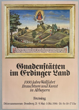 Poster Plakat Gnadenstätten Erdinger Wallfah...