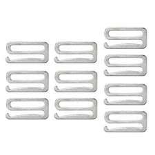 10 Bra Strap Adjustment Adjuster Slider Hook Bikini Fastener