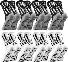 6/8 pares de calcetines de futbol antideslizantes para hombre