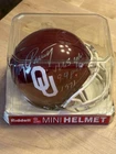 Greg Pruitt Signed Mini Helmet Oklahoma W/ Inscription 1971 Cleveland Browns SB