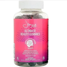 Joyce Giraud Ultimate Beauty Gummies, 30-Day Supply, Supports Skin Hydration...