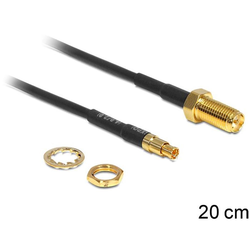 Фиксатор Delock RP-SMA для помещений в Эйнбау - TS-9 Stecker 200 мм 3090₽