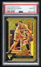 2020-21 Panini Flux Gold Mojo Prizm 10/10 Gordon Hayward #20 PSA 10 GEM MT 19yl