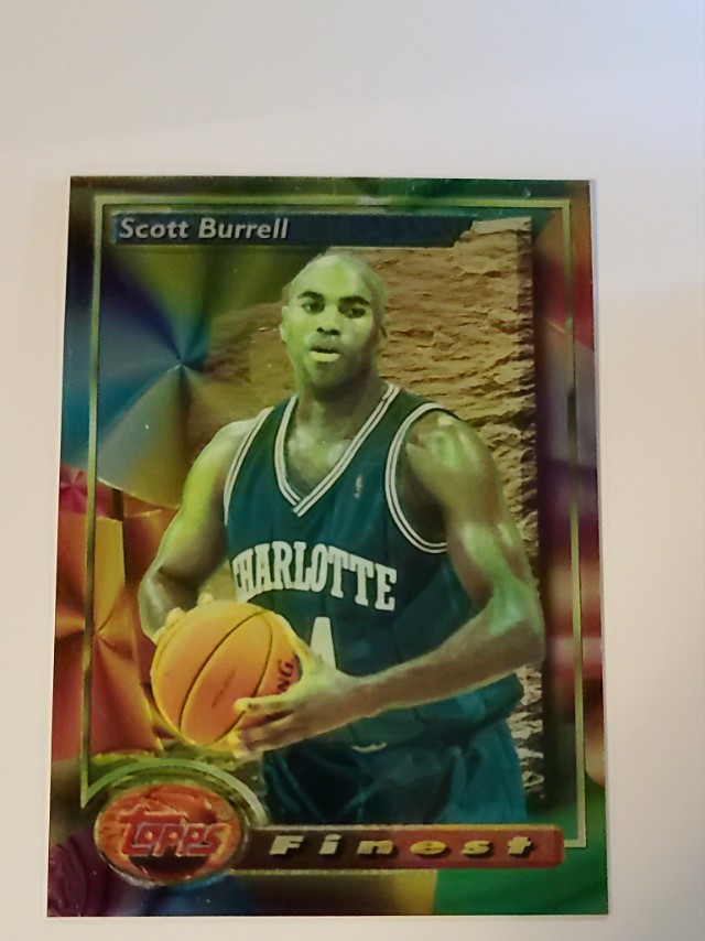 1993 94 Finest Scott Burrell Charlotte Hornets #178 RC